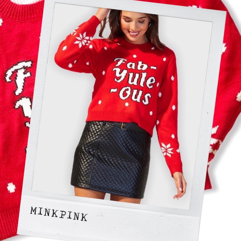 MINKPINK Fabyuleous Knit Sweater